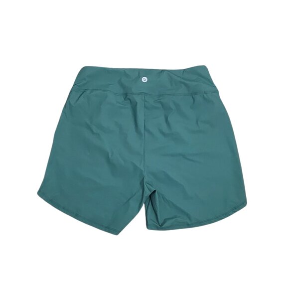 NWT | Baleaf Teal Green High Rise Swim Board Shorts Pockets UPF 50+ | Small - Picture 2 of 5